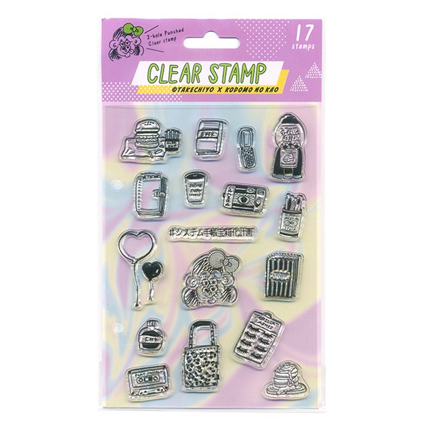 たけちよクリアスタンプ／アイテムなど17種