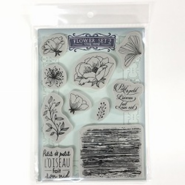 【S】クリングスタンプセットV/FLOWER SET 2