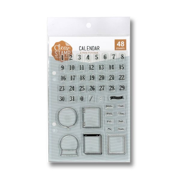クリアスタンプシート／CALENDAR