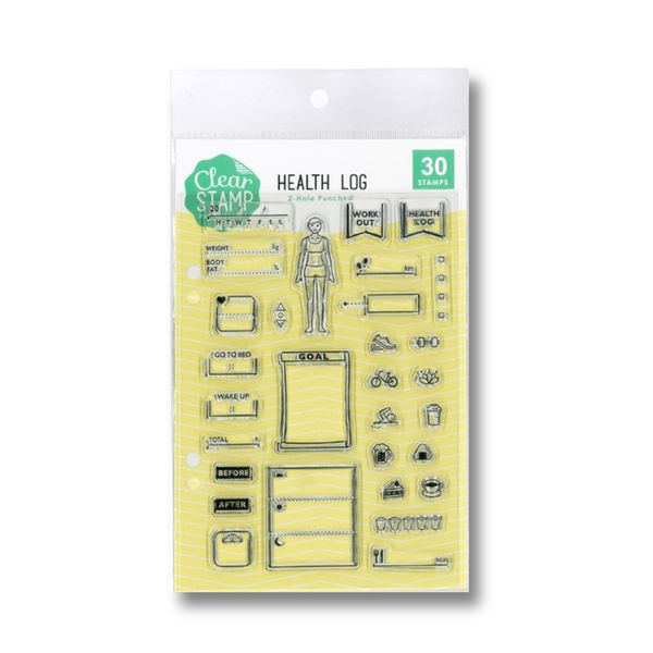 クリアスタンプシート／HEALTH LOG