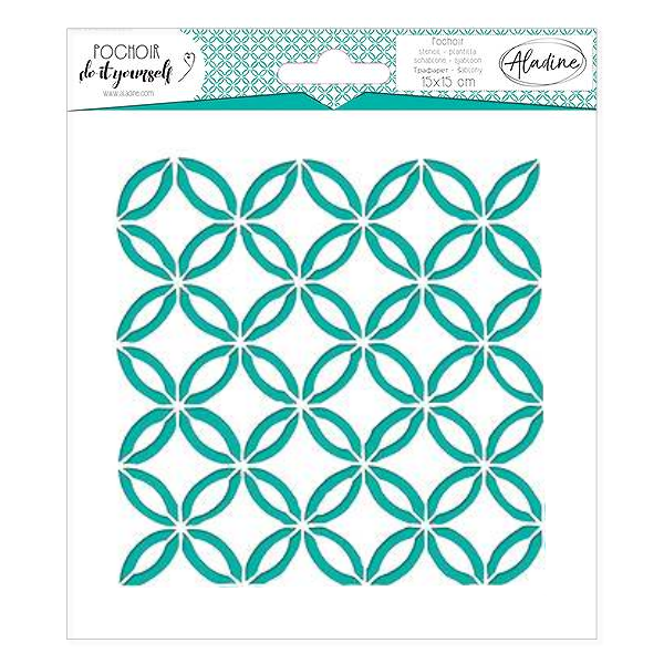 【S】ステンシルシートL/オリエンタル