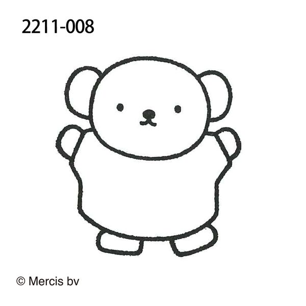 ブルーナ ウッドピーススタンプ/008