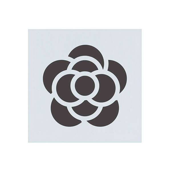 【S】ステンシルシートＢ／フラワー