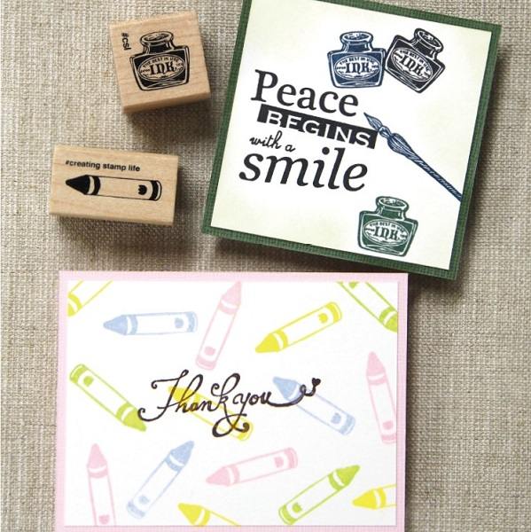 【S】チェリッシュスタンプ／Peace BEGINS with a smile