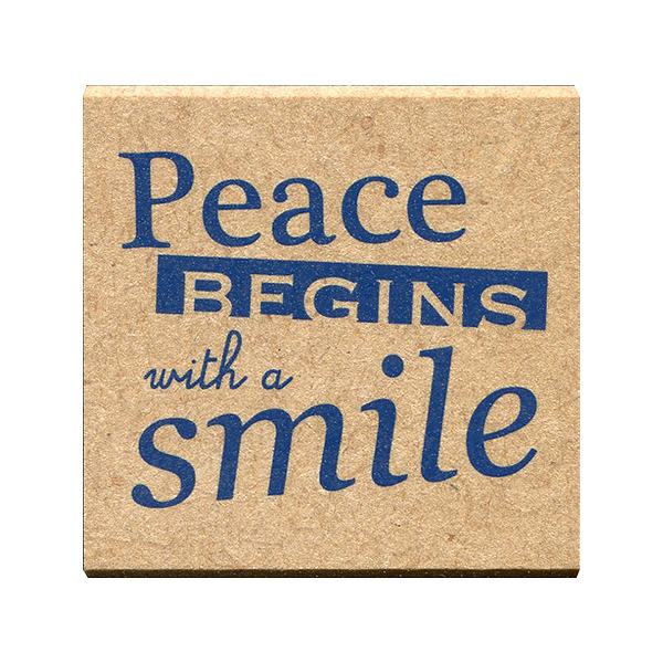 【S】チェリッシュスタンプ／Peace BEGINS with a smile