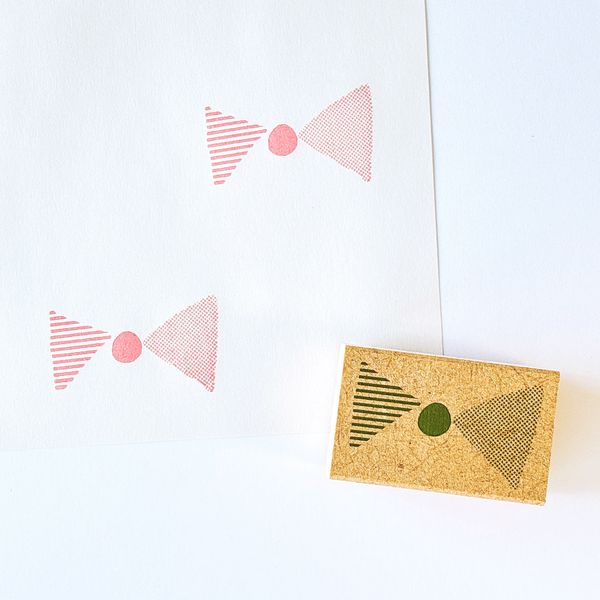 おめかしハンコ／おおきいリボン