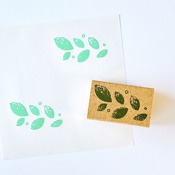 おめかしハンコ／はっぱ