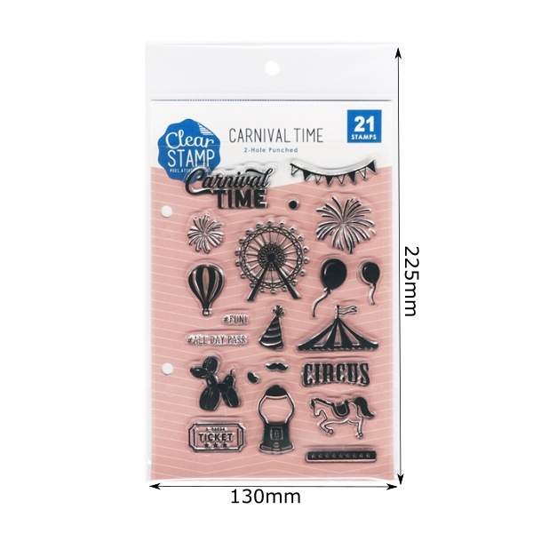 【S】クリアスタンプシートT/CARNIVAL TIME