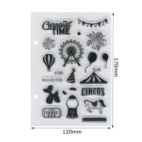 【S】クリアスタンプシートT/CARNIVAL TIME