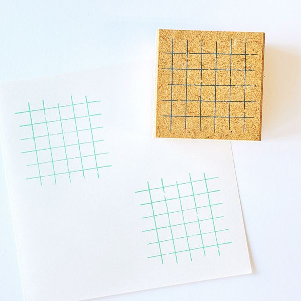 おめかしハンコ／格子