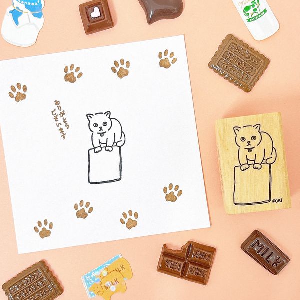 Ｎアイラブスタンプ／メモどうぞ猫