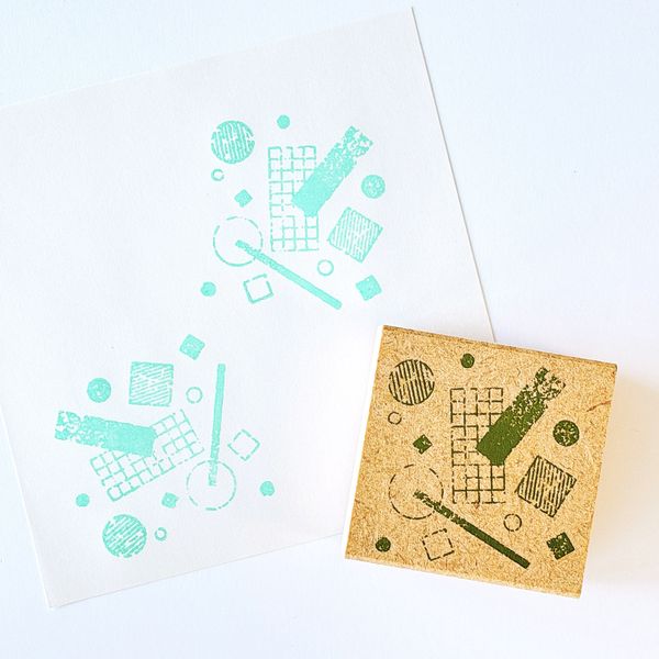 おめかしハンコ/70'sテキスタイル