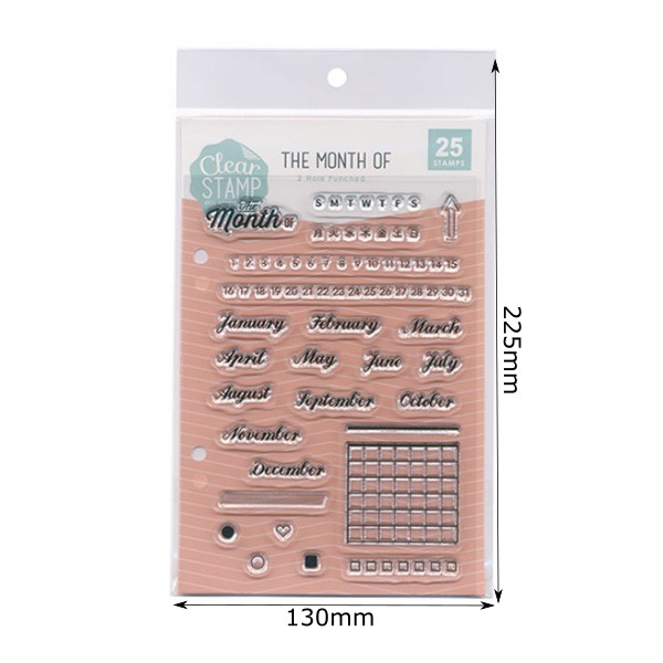 【S】クリアスタンプシートＴ／THE MONTH OF