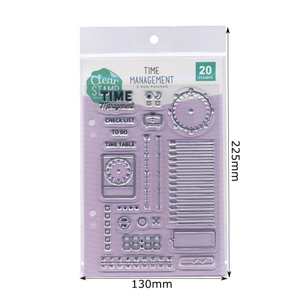 【S】クリアスタンプシートT/TIME MANAGEMENT