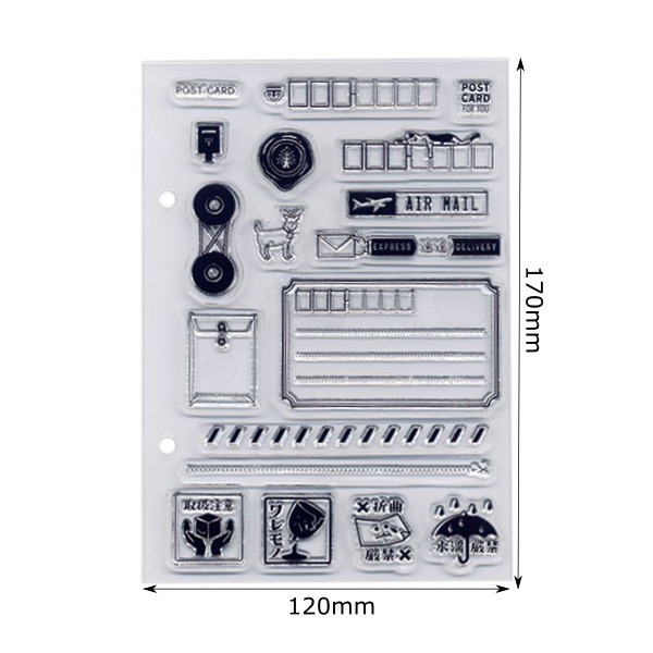 【S】クリアスタンプシートT/POST ASSORT