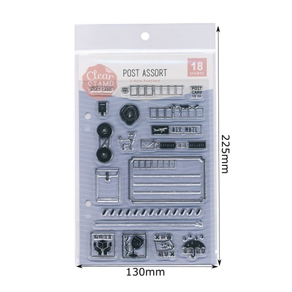 【S】クリアスタンプシートT/POST ASSORT