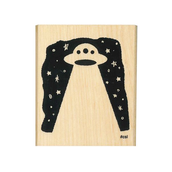 ブラウニー　スタンプ　小人　makistamps Nアイラブスタンプ／UFO | 【スタンプリップル】こどものかお公式通販