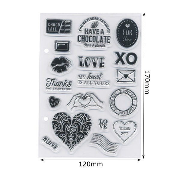 【S】クリアスタンプシートＴ／HAVE A CHOCOLATE