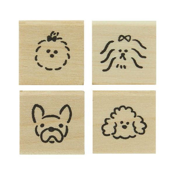 #手帳はんこ部／犬のお顔