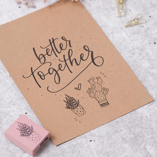 【S】ビッグラブスタンプ/アロエベラ