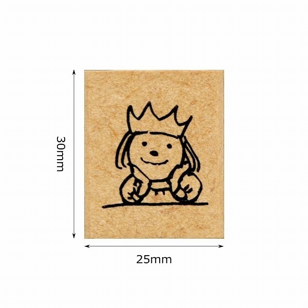 ピッコロスタンプ／王女様・ほおづえ