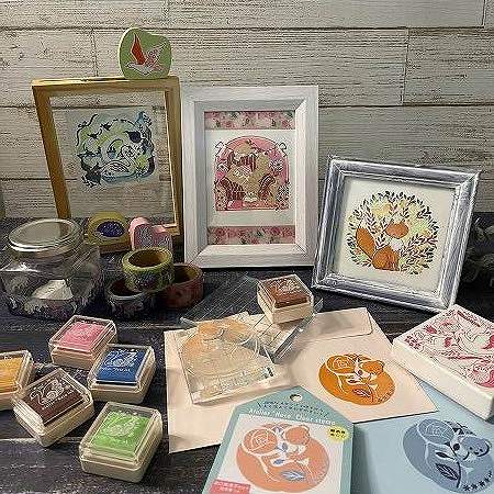 田口奈津子クリアスタンプＬ／くま（３版）