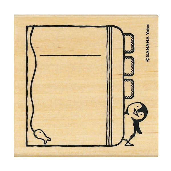 どうぶつはんこ【手帳編】／ペンギン・手帳