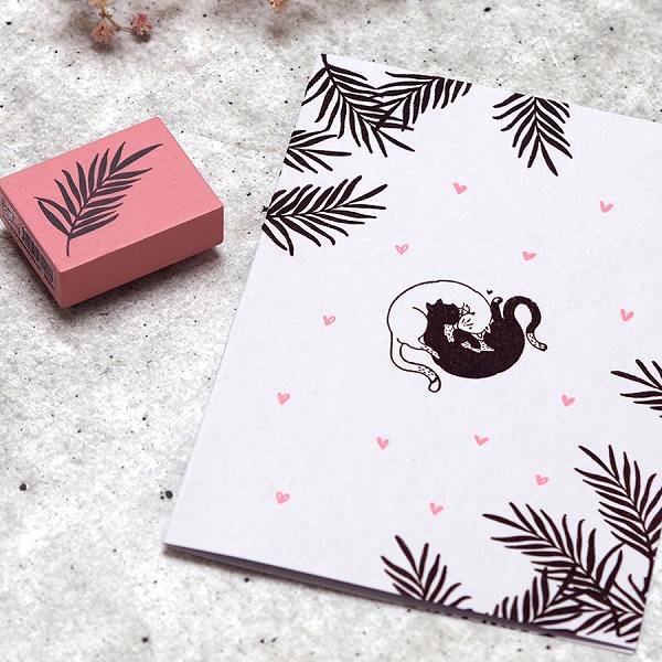 【S】ビッグラブスタンプ／バンブーブランチ