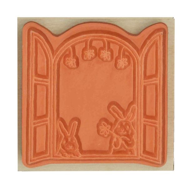 どうぶつはんこ【手帳編】/ウサギ・窓