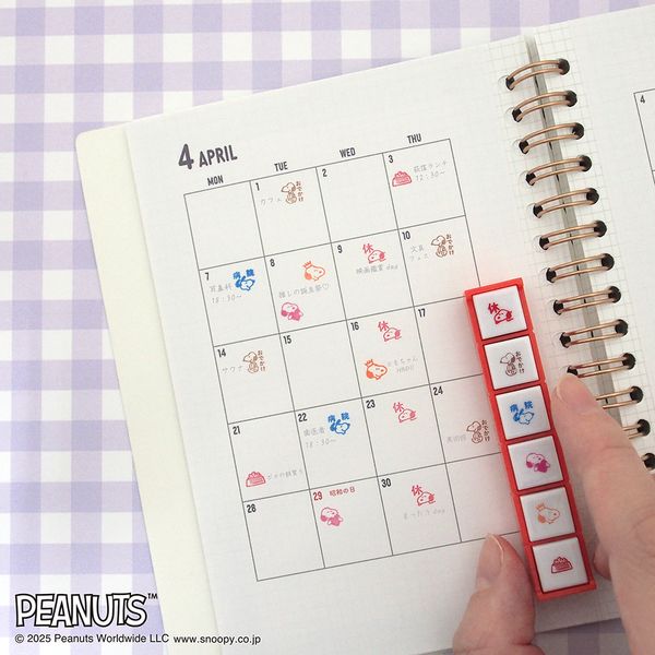 スヌーピー ポチッとシックス