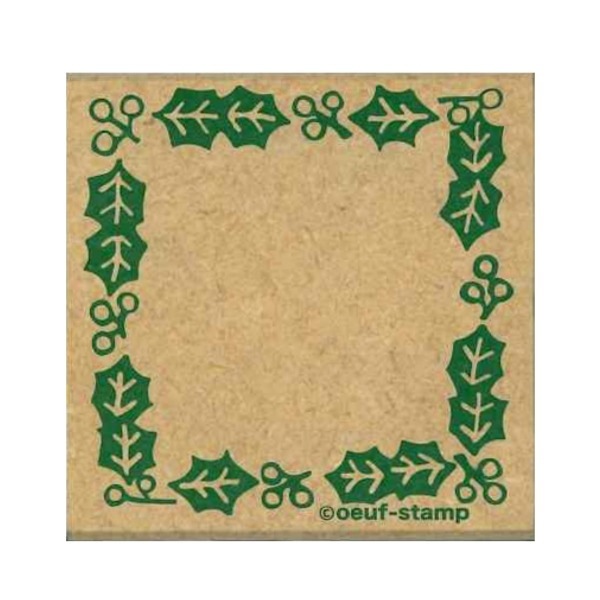 【S】レトロはんこ／大／ヒイラギ・枠