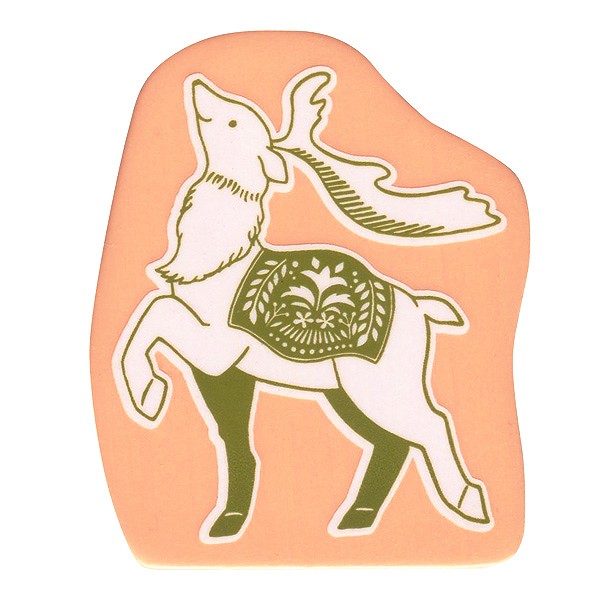 田口奈津子動物スタンプJ/トナカイ