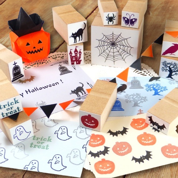 ハロウィンスタンプ (ジャック・オー・ランタン) 【スタンプ