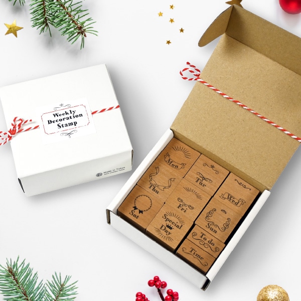 手帳デコスタンプセット／ウィークリー（デコラティブ）＜BOX