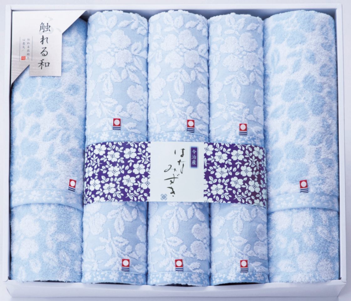 20％OFF】触れる和 はなみずき 今治タオルセット（IF-81100