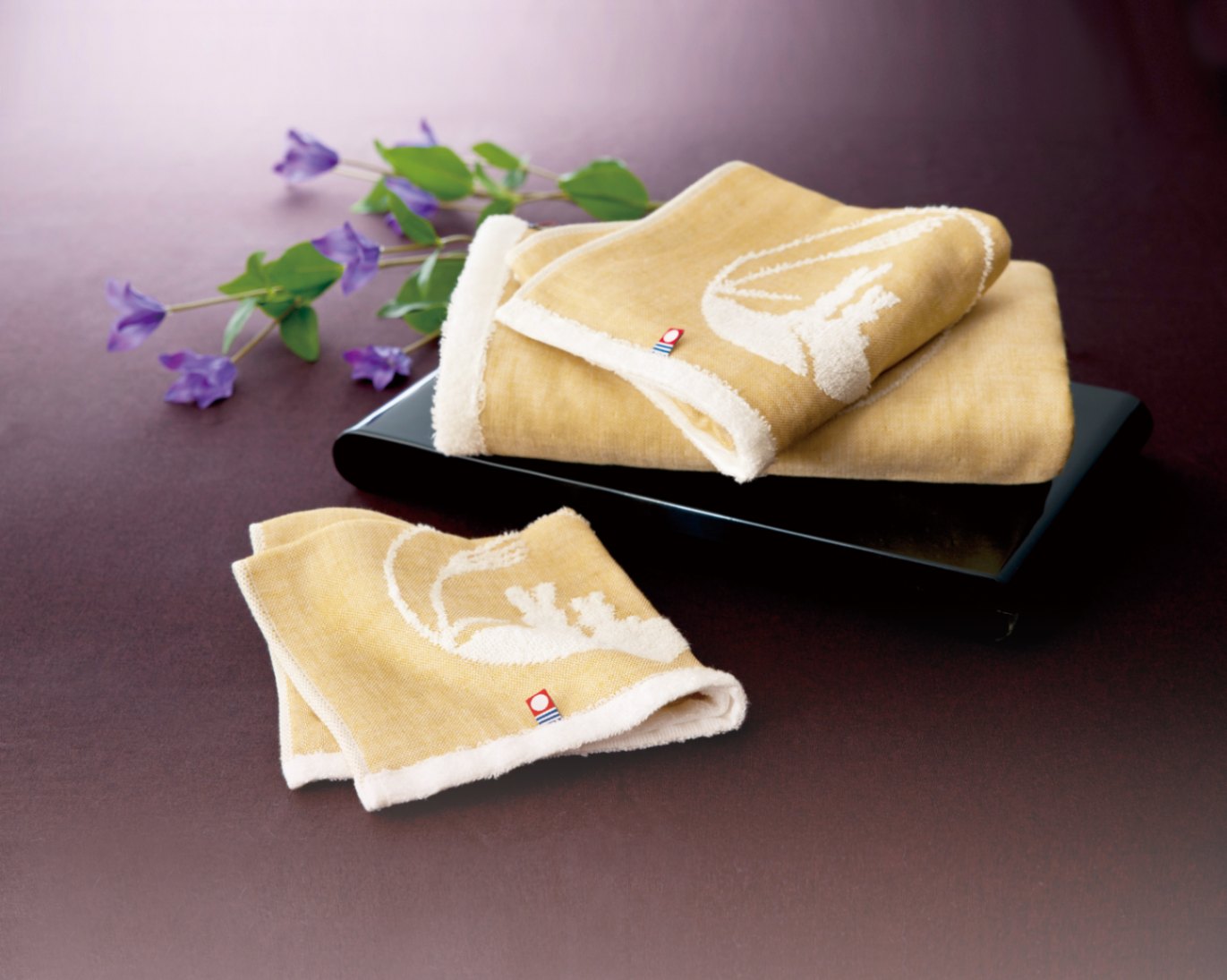 20％OFF】触れる和 月夜うさぎ 今治タオルセット（IF-5750）｜【つばさ