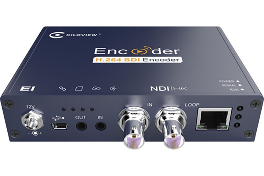 Kiloview E1 NDI NDI|HX 変換を兼ね備えた3G-SDI → H.264 配信エンコーダー