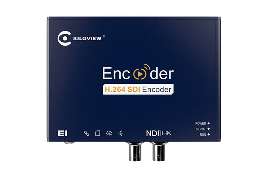 Kiloview E1 NDI NDI|HX 変換を兼ね備えた3G-SDI → H.264 配信エンコーダー