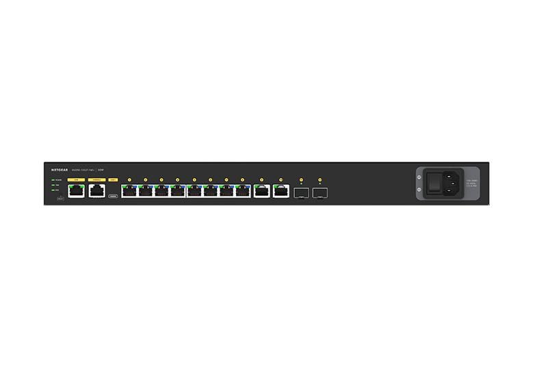 NETGEAR GSM4212P-100AJS PoE+対応(125W) 1Gポート×10 SFPスロット×2 フルマネージスイッチ