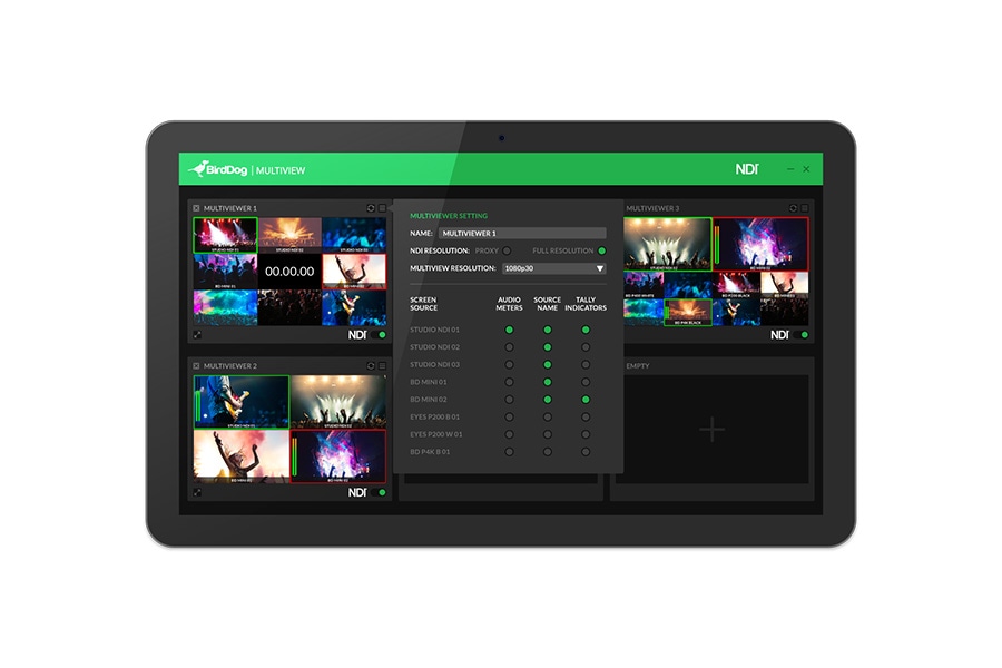 BirdDog Multiview Lite - NDI Multiviewer