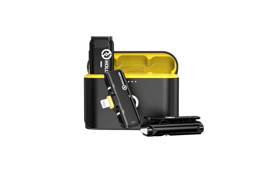 Hollyland LARK C1（Duo） iOS ワイヤレスマイクロホンシステム（iOS版/ケース付き）