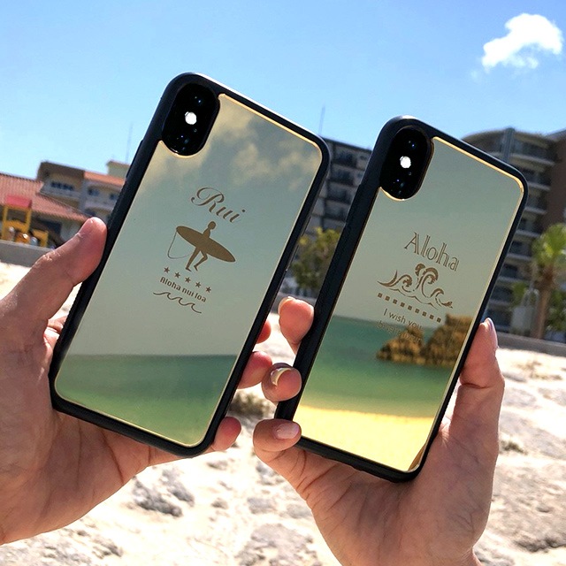 ̵̵̾ۡ Beach mirror case ӡ ߥ顼  ʤ ϥ磻 󥹥 Mirror ˤҤȤĤ ץ쥼Ȥ˺Ŭ ڥ  iphone15