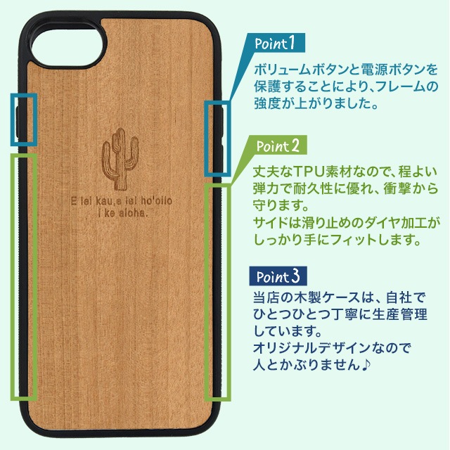 ȥԥ iPhone 15/14/14Pro/14Plus/14ProMax/13mini/13/13Pro/13ProMAX/XSMax/XS/X/XR/8/7  iPhone WOOD ALOHA  ϥ磻 󥹥 ե