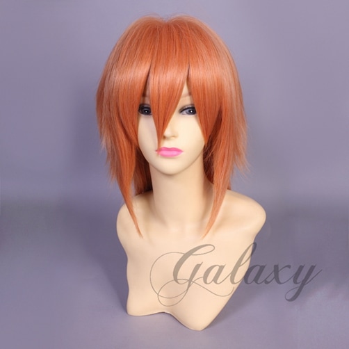 よっしー　ウィッグ ウィッグ ストレート ショート ゴールド ゴールド系 耐熱 フルウィッグ