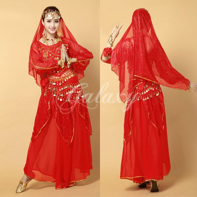 ベリーダンス衣装 インドダンス 6色 セット チョリ 組み合わせ自由