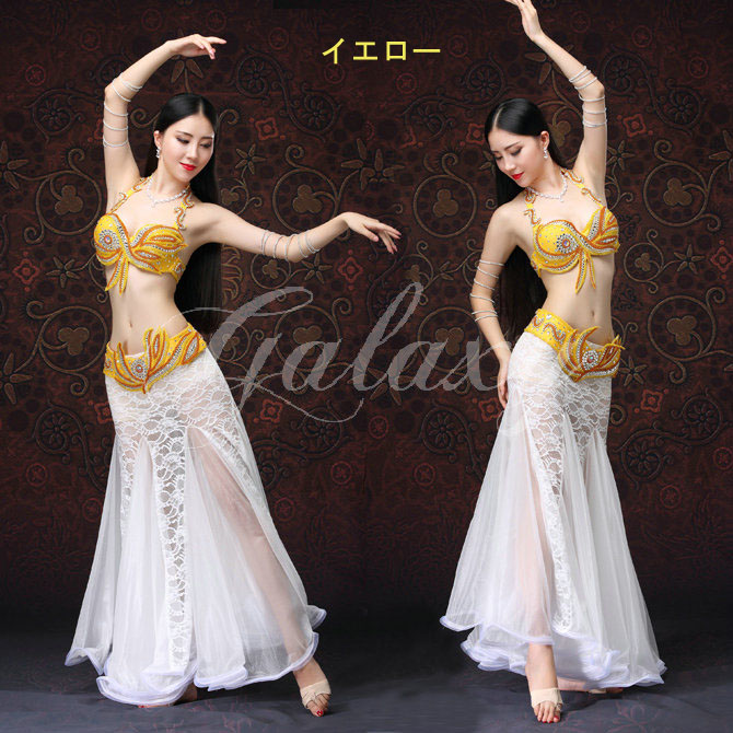 美品　ベリーダンス衣装★ 楽天市場】ベリーダンス衣装/上下セット＋ 腰巻き/3点セット