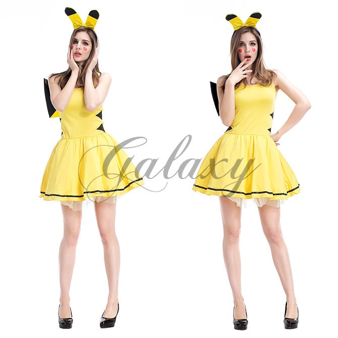 ピカチュウ コスプレ衣装 5点セットポケモン ポケットモンスター