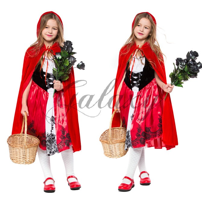 ハンドメイド ワンピース 赤ずきん ハロウィン 90cm コスプレ