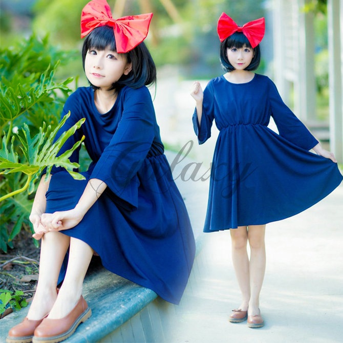 最大72 オフ 魔女の宅急便 キキ 風 コスプレ 魔女っ子 ワンピース ハロウィン コスチューム Www Blakeneyschool Co Uk