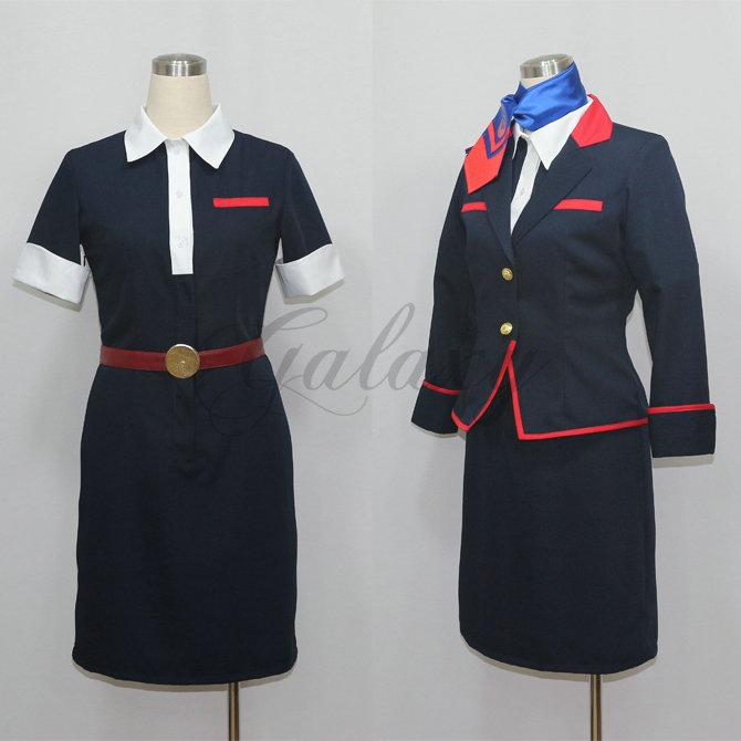 キャビンアテンダント 制服 CA キャビンアテンダント スチュワーデス 制服 コスプレ衣装 cc1794
